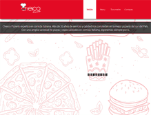 Tablet Screenshot of chescopizzeria.com